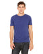 Bella + Canvas 3125 - Men's Triblend Short-Sleeve Henley - Navy Triblend