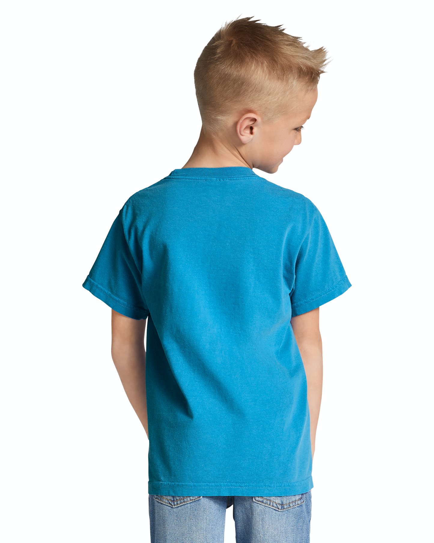Youth Midweight RS T-Shirt - Royal Caribe