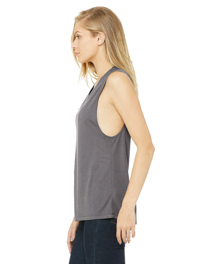 Women's Flowy Scoop Muscle Tank - Storm