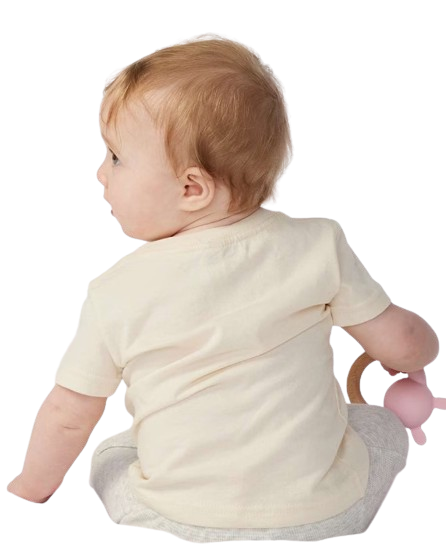 Infant Fine Jersey T-Shirt - Natural