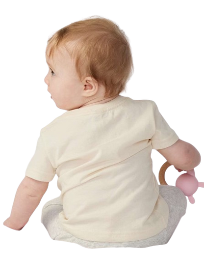 Infant Fine Jersey T-Shirt - Natural