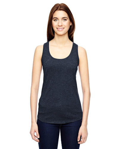 Women's Triblend Racerback Tank - Heather Navy