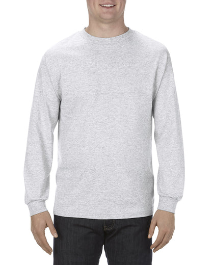 Unisex Heavyweight Cotton Long-Sleeve T-shirt - Ash