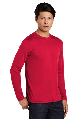 Unisex Long Sleeve PosiCharge Competitor Tee - True Red
