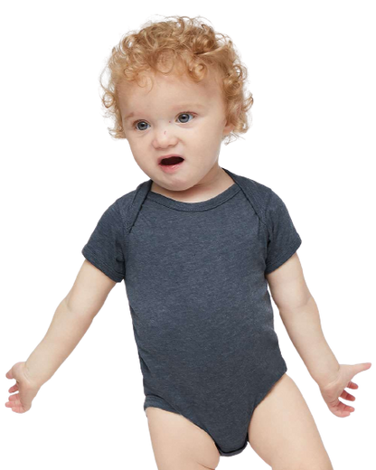 Infant Fine Jersey Bodysuit - Vintage Denim