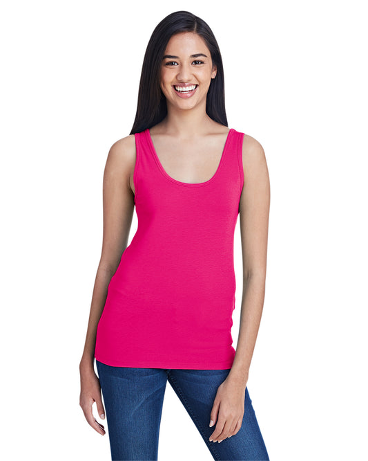 Women's Stretch Tank - Hot Pink