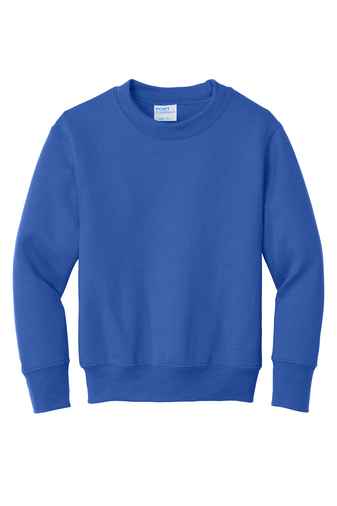 Youth Core Fleece Crewneck Sweatshirt - Royal Blue