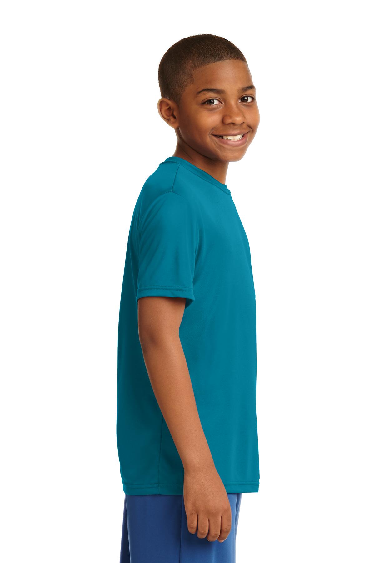 Youth PosiCharge Competitor Tee - Tropic Blue