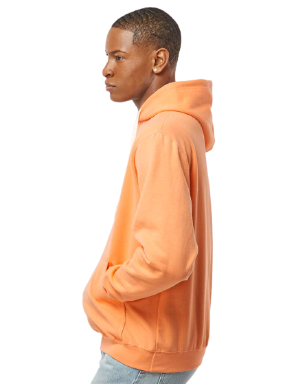 Unisex Fleece Pullover Hoodie - Cantaloupe
