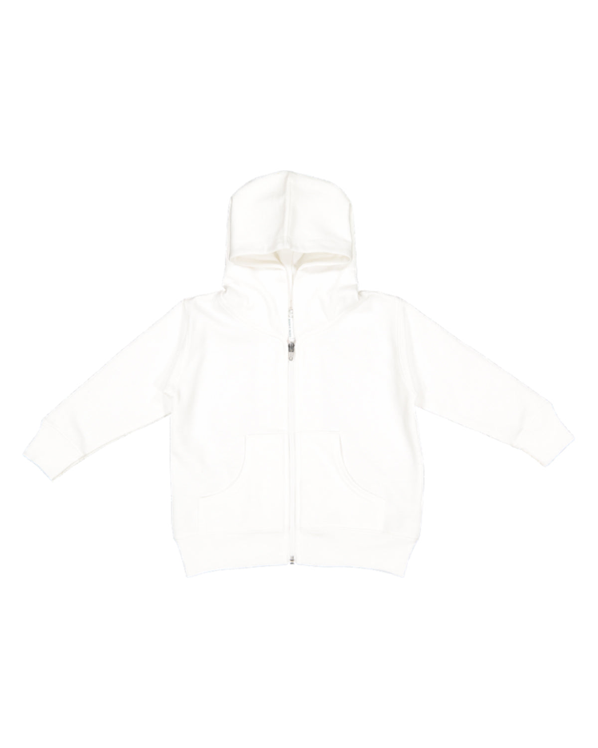 Toddler Zip Fleece Hoodie - White