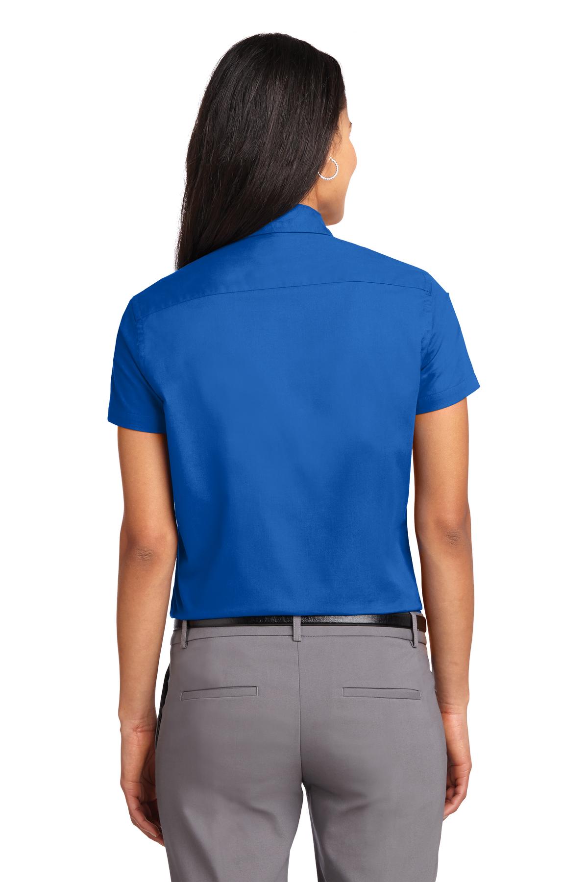 Women's Short Sleeve Easy Care Shirt - Strong Blue