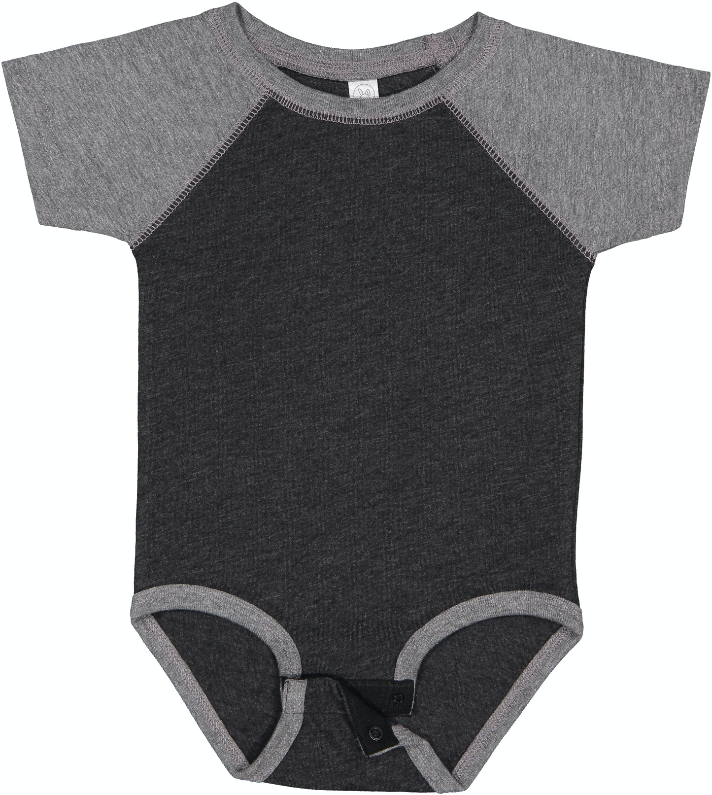 Infant Baseball Bodysuit - Vintage Smoke / Gran Heather