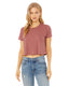 Bella + Canvas B8882 - Women's Flowy Cropped T-Shirt - Mauve