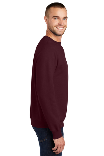 Unisex Essential Fleece Crewneck Sweatshirt - Maroon