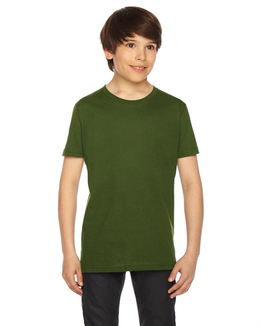 Youth Fine Jersey Short-Sleeve T-Shirt - Olive