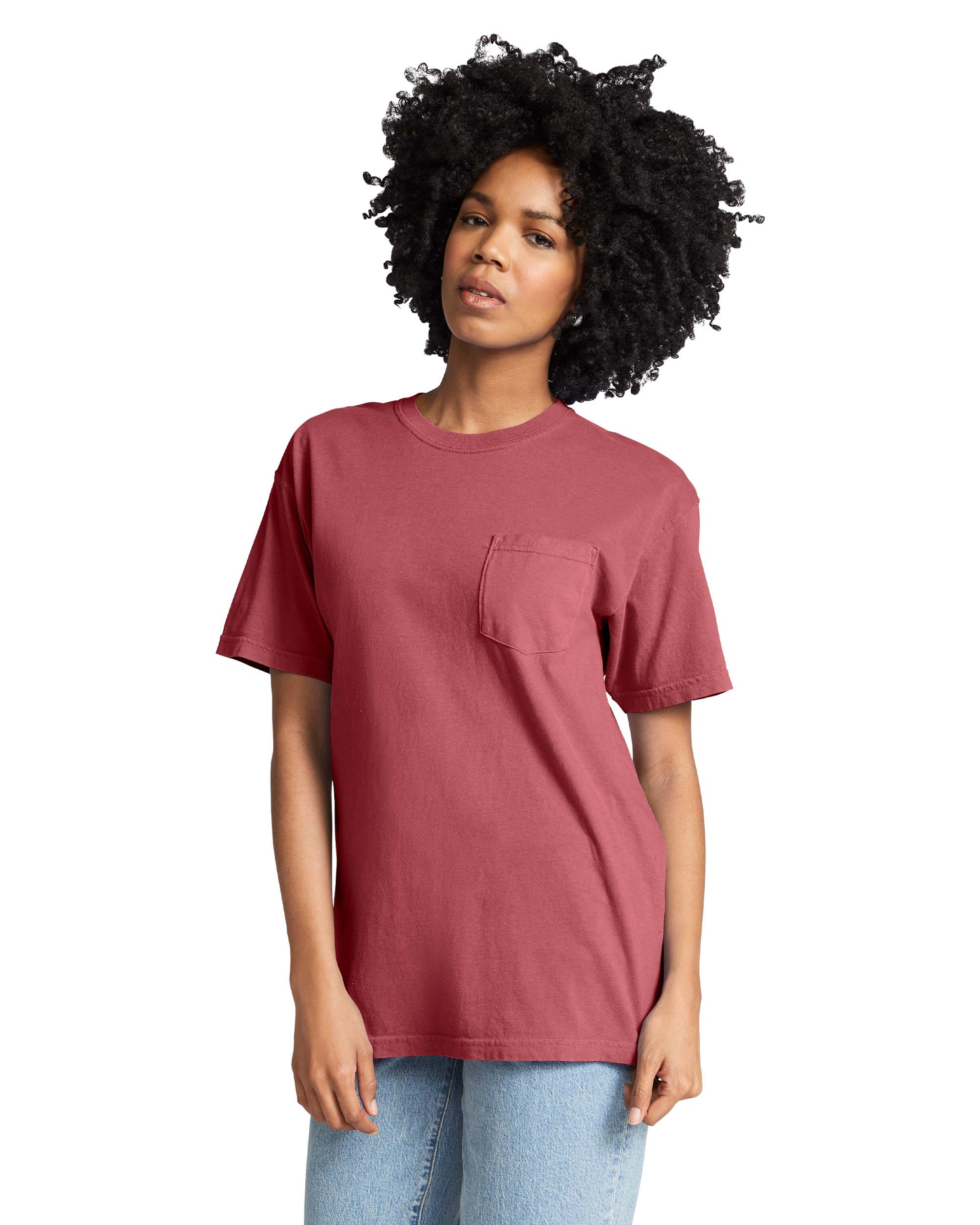 Unisex Heavyweight RS Pocket T-Shirt - Cumin