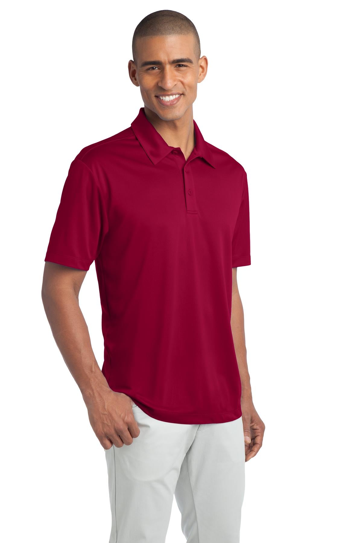 Unisex Silk Touch Performance Polo - Red