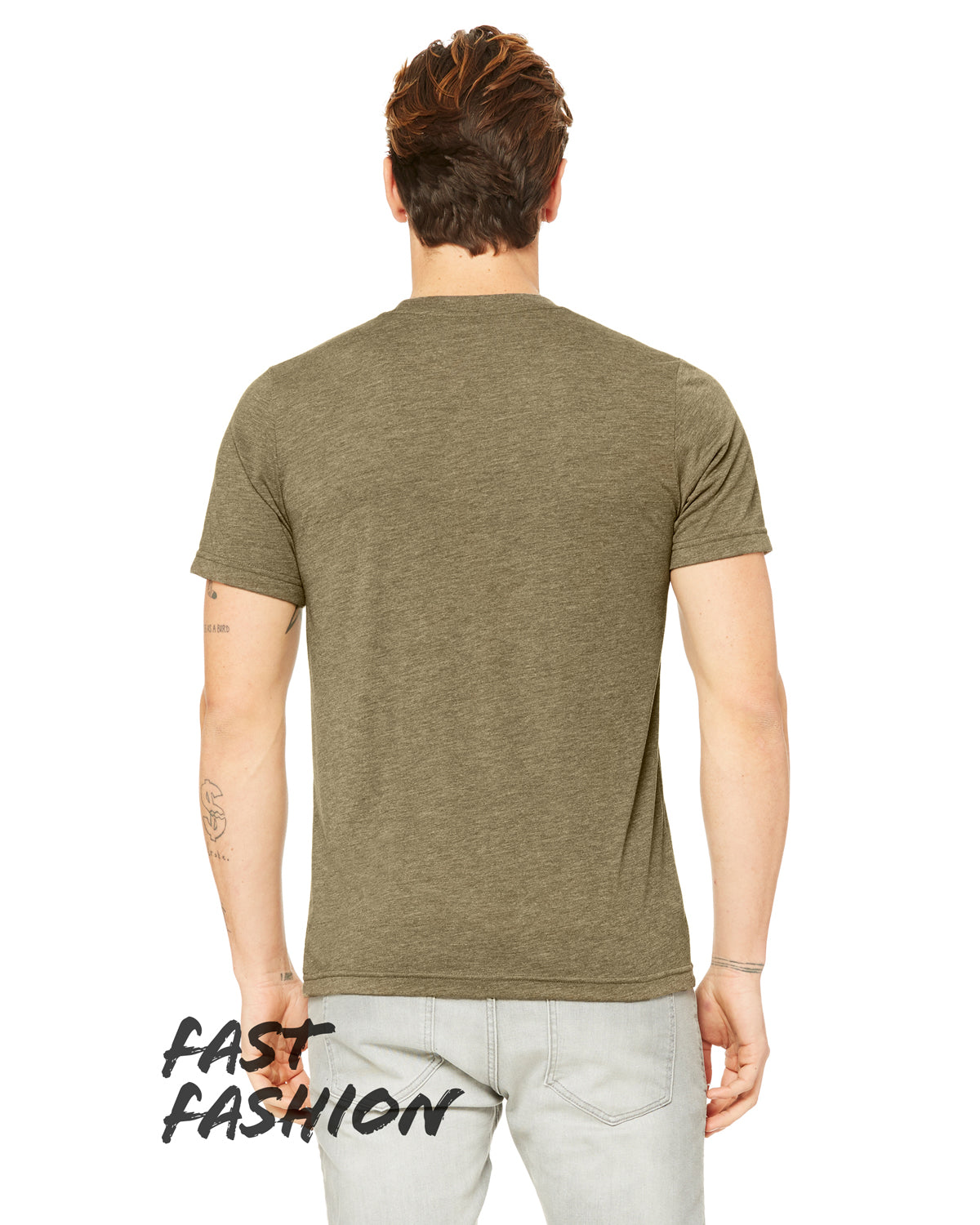 Unisex Viscose Fashion T-Shirt - Heather Olive