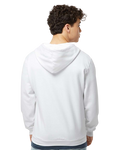 Unisex Fleece Zip Hoodie - White