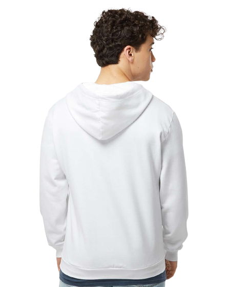 Unisex Fleece Zip Hoodie - White