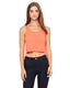 Bella + Canvas 6680 - Women's Poly-Cotton Crop Tank - Coral
