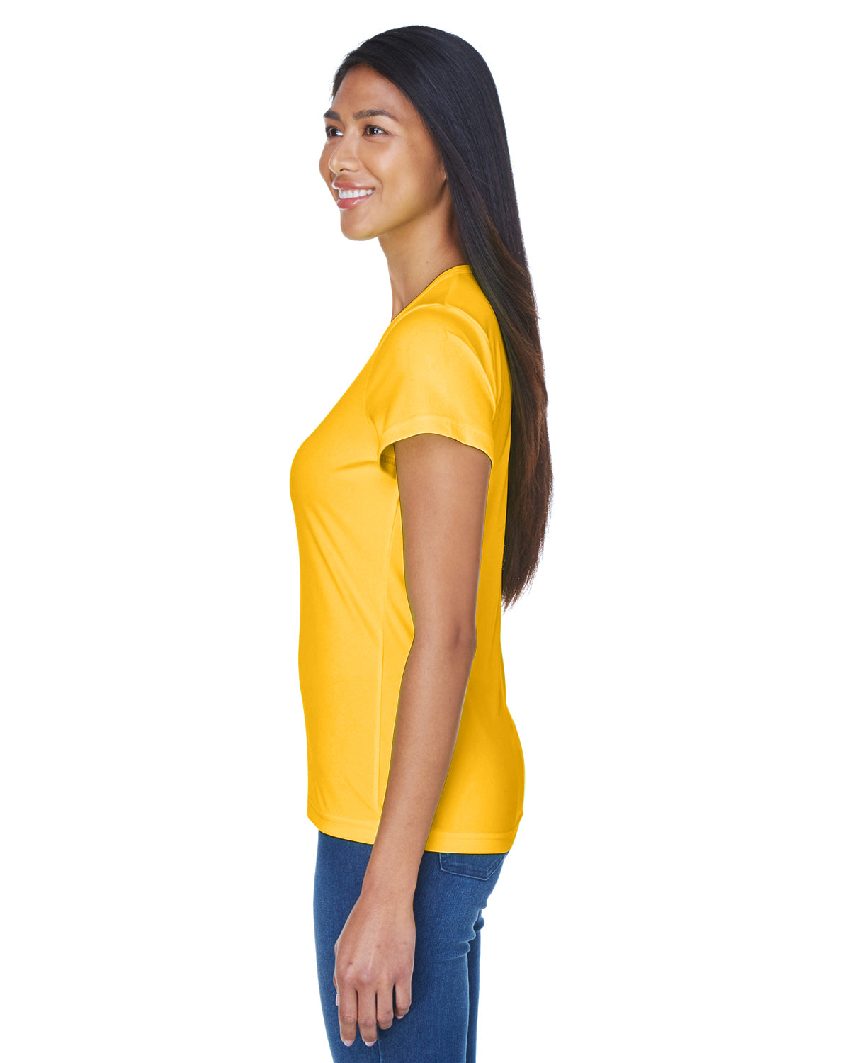 Women's Cool & Dry Sport Performance Interlock T-Shirt - Gold