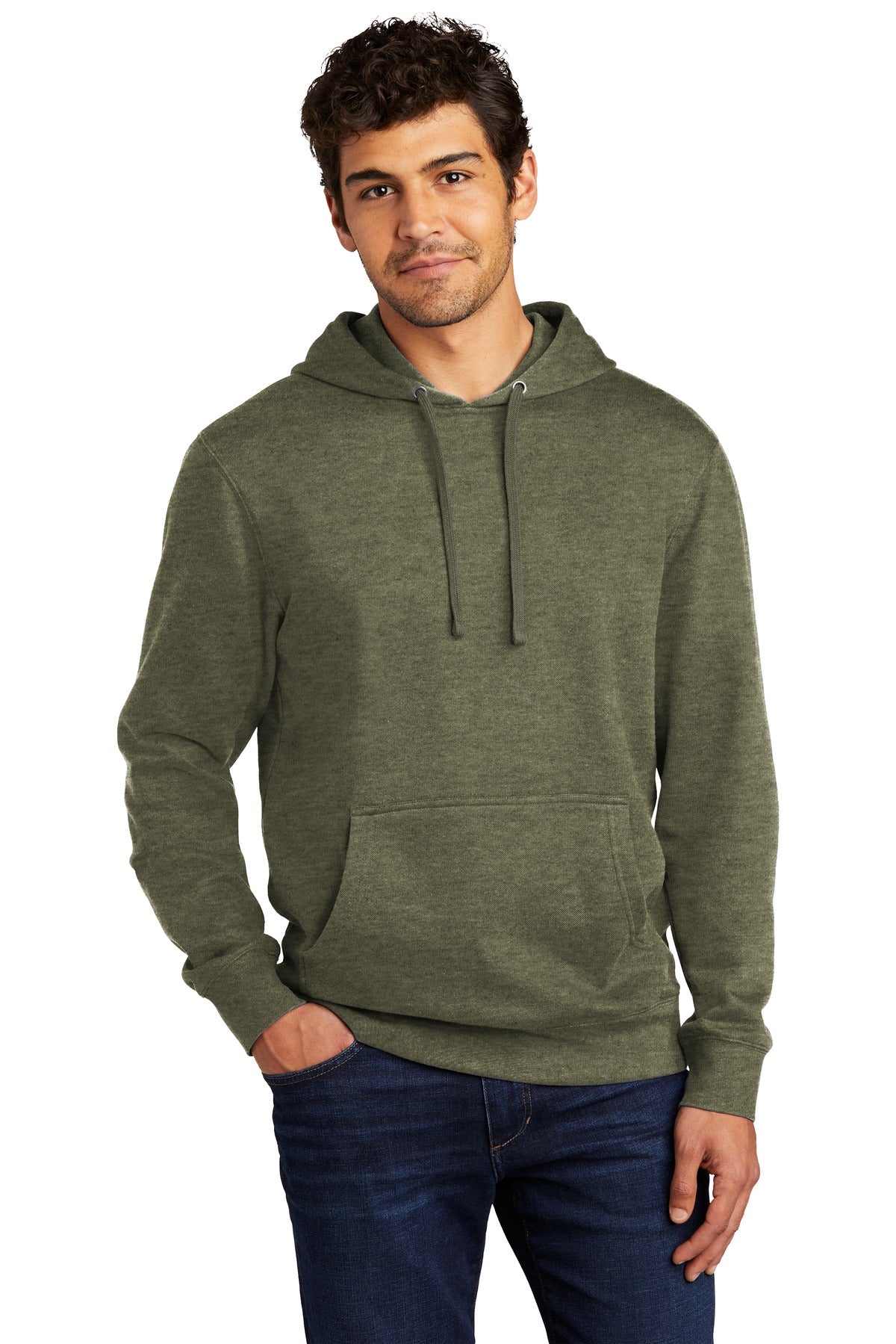 Unisex V.I.T. Fleece Hoodie - Heather Olive