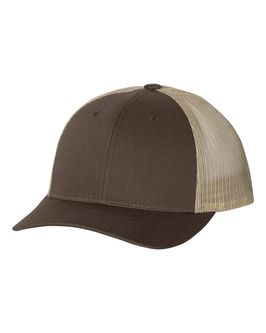 Low Pro Trucker Cap - Brown / Khaki