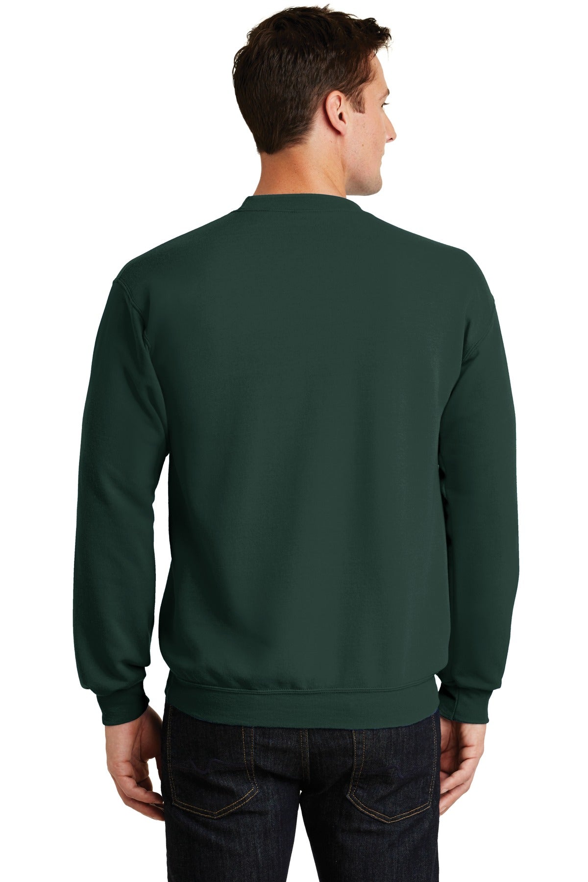 Unisex Core Fleece Crewneck Sweatshirt - Dark Green
