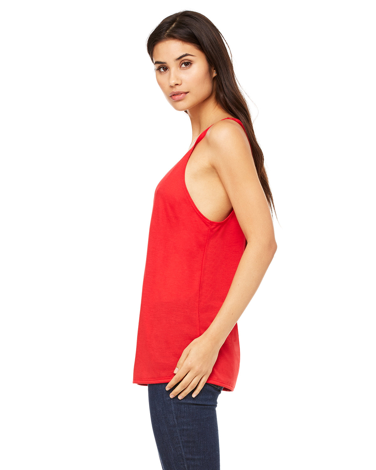 Women's Slouchy Tank - Red