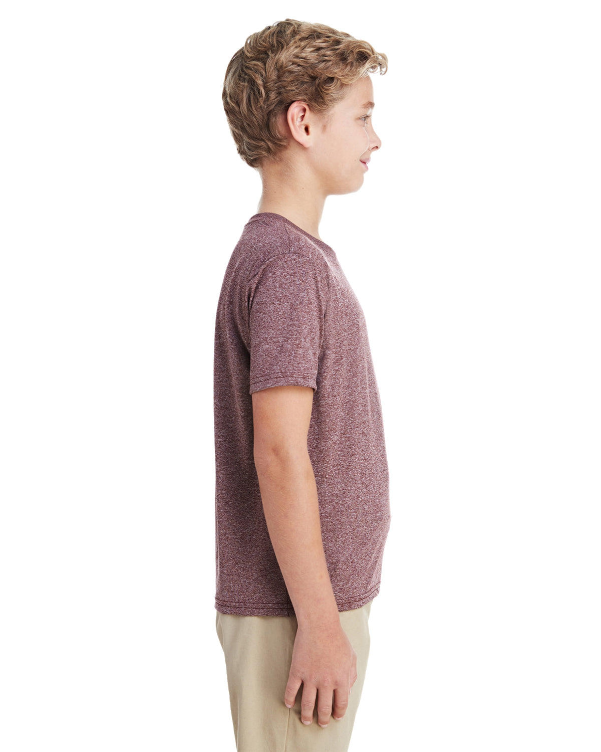 Youth Performance® Youth Core T-Shirt - Heather Sport Dark Maroon