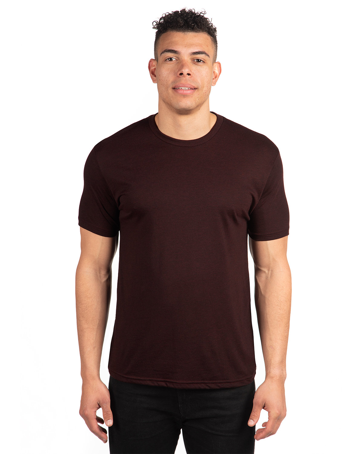 Unisex Triblend Crew - Cardinal Black