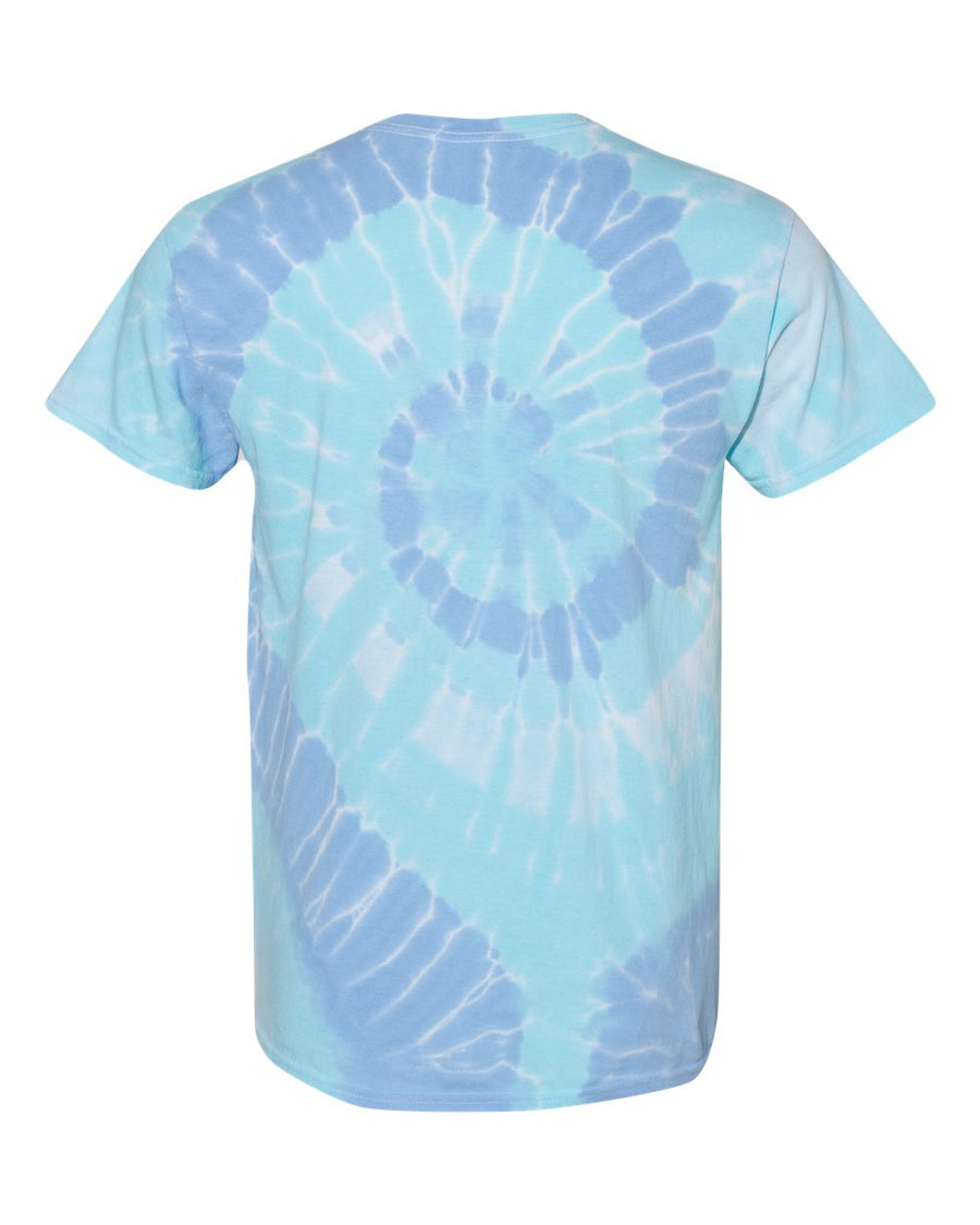 Unisex Multi-Color Spiral Short Sleeve T-Shirt - Wildflower