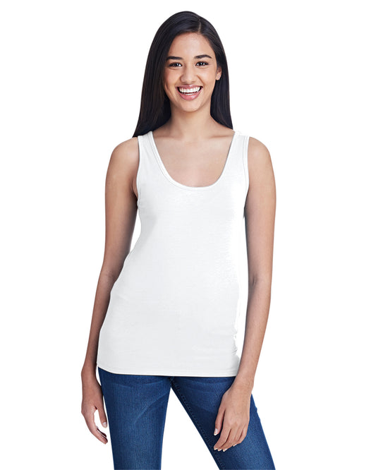 Women's Stretch Tank - White