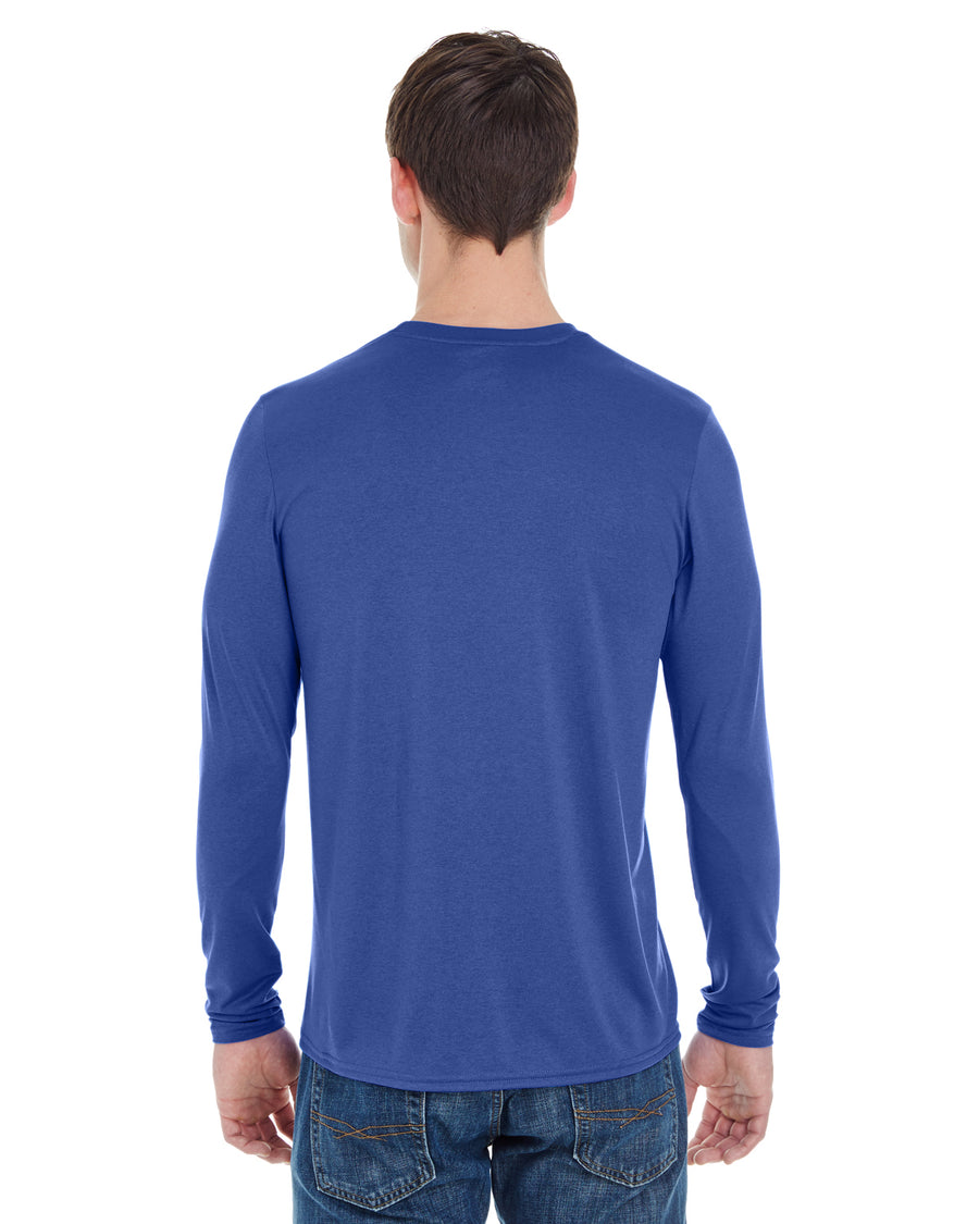 Unisex Performance®  Long-Sleeve Tech T-Shirt - Marbled Royal