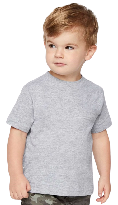 Toddler Fine Jersey T-Shirt - Heather