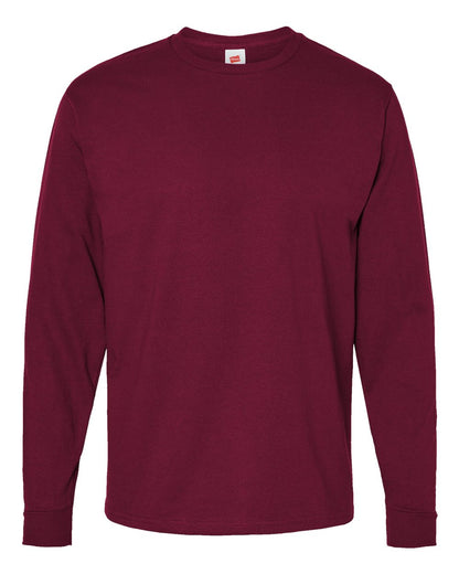 Essential-T Long Sleeve Tee - Athletic Cardinal