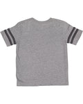 Toddler Football T-Shirt - Granite Heather / Vintage Smoke
