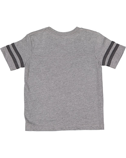 Toddler Football T-Shirt - Granite Heather / Vintage Smoke