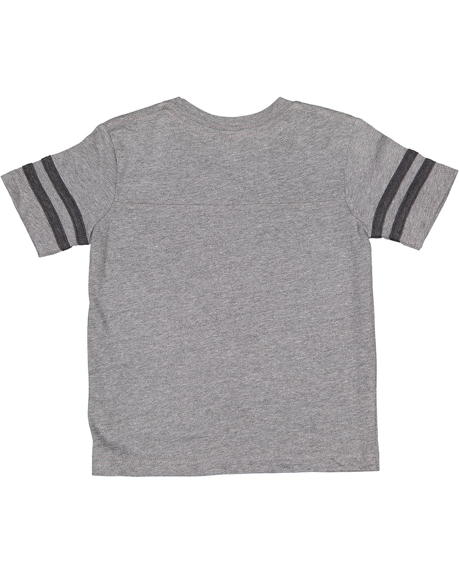 Toddler Football T-Shirt - Granite Heather / Vintage Smoke