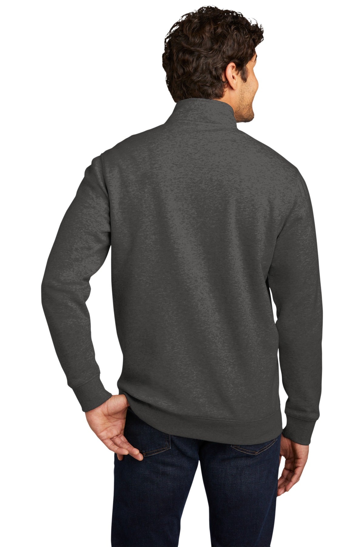 Unisex V.I.T. Fleece 1/4-Zip - Heather Charcoal
