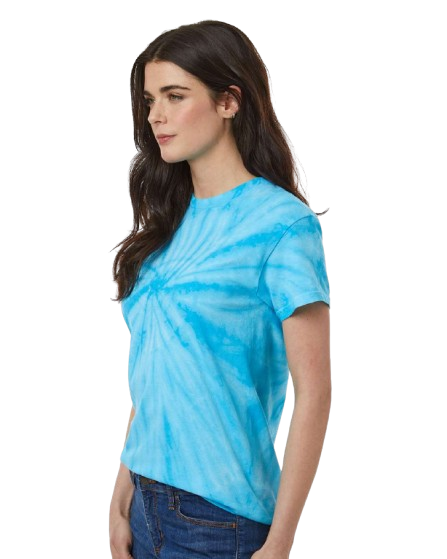 Cyclone Pinwheel Short Sleeve T-Shirt - Turquoise