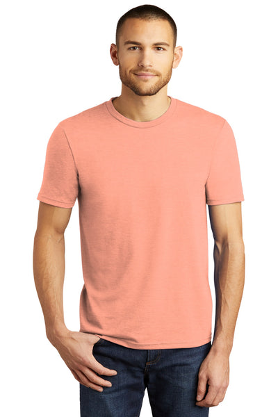 Unisex Perfect Tri Tee - Heather Dusty Peach