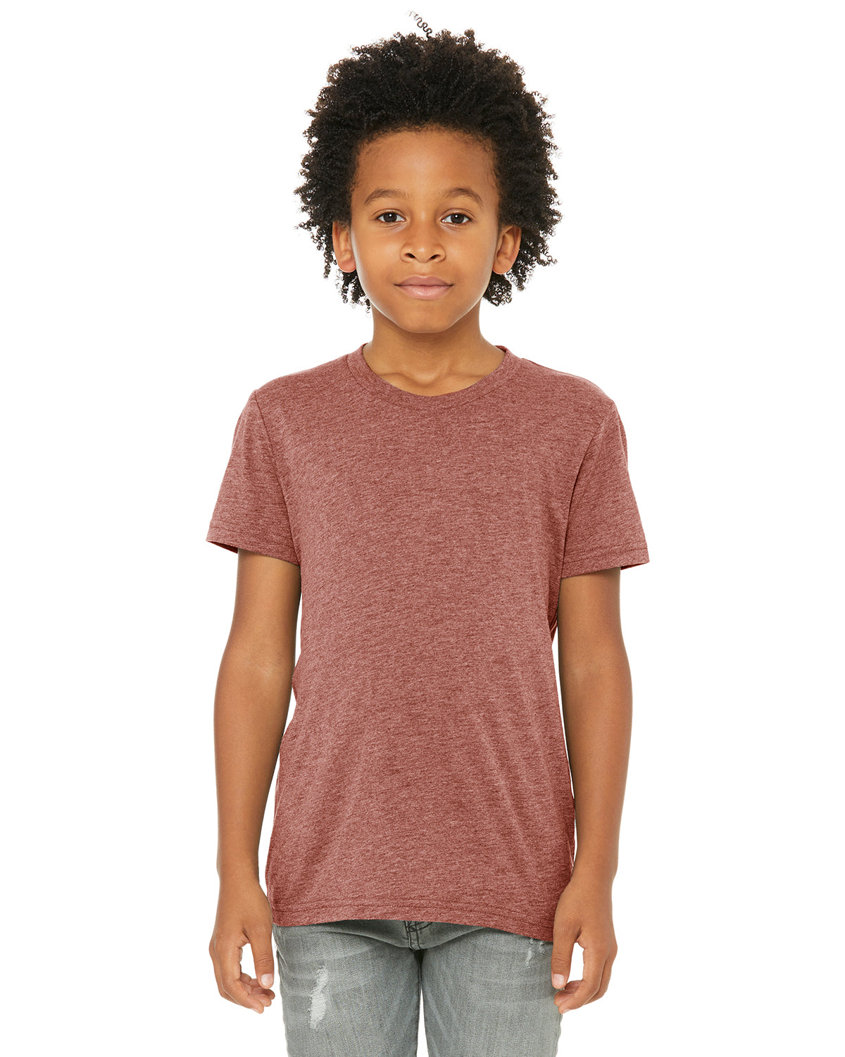 Youth Triblend Short-Sleeve T-Shirt - Mauve Triblend