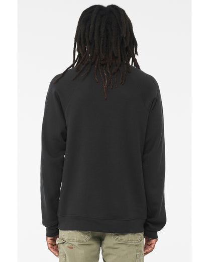 Unisex Sponge Fleece Raglan Sweatshirt - Vintage Black