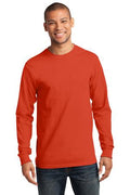 Unisex Long Sleeve Essential Tee - Orange
