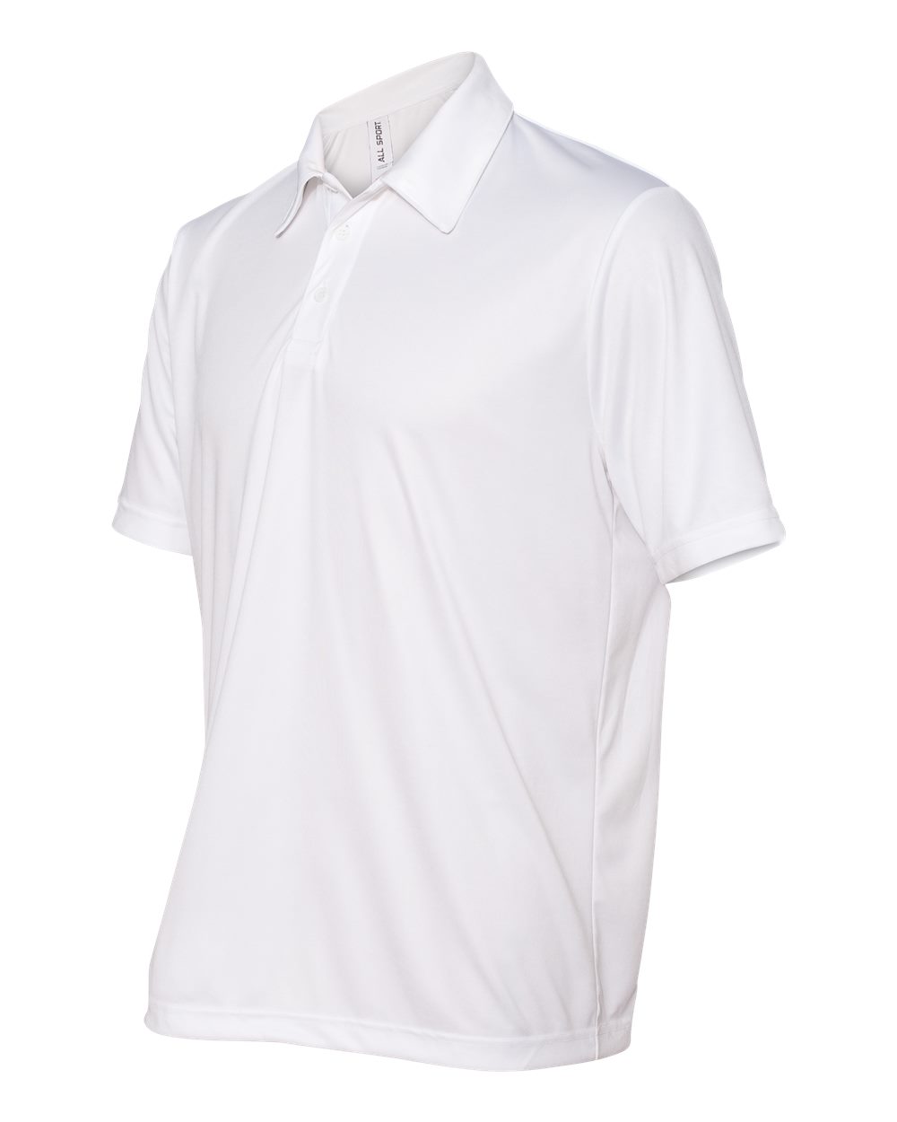 Performance 3 Button Sport Shirt - White