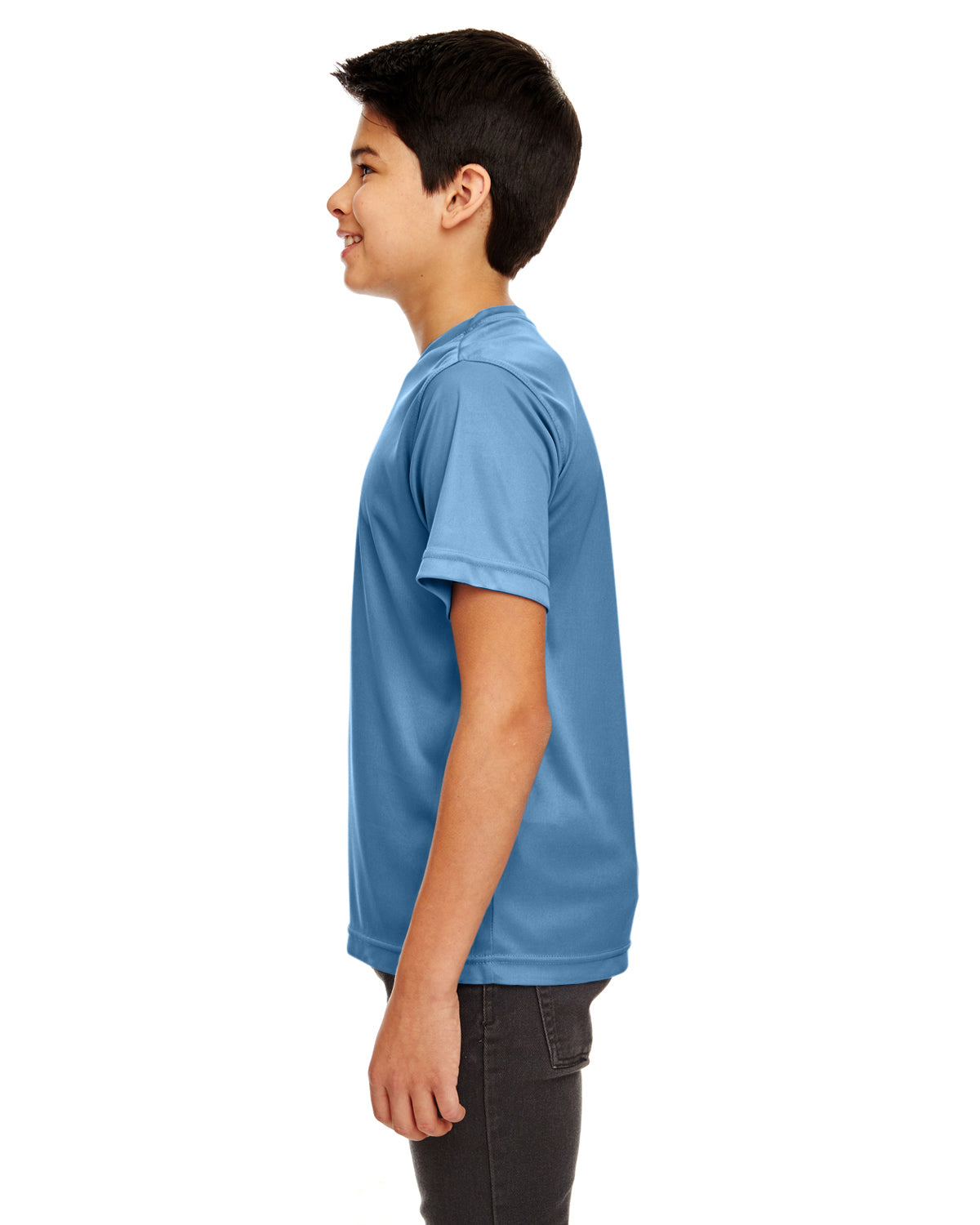 Youth Cool & Dry Sport Performance Interlock T-Shirt - Indigo