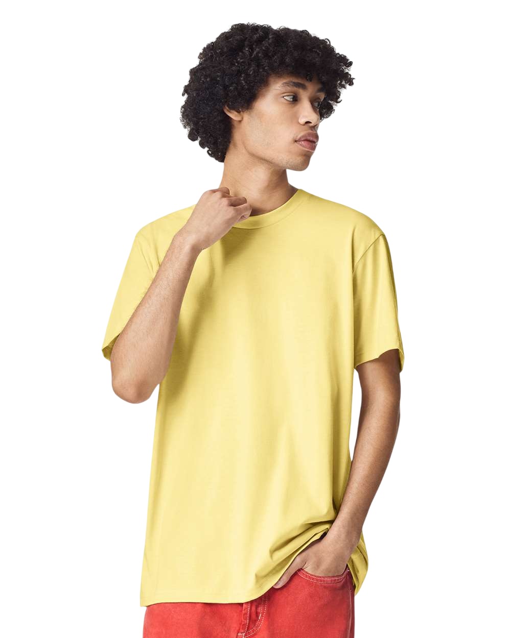 Unisex CVC T-Shirt - Heather Panna Cotta