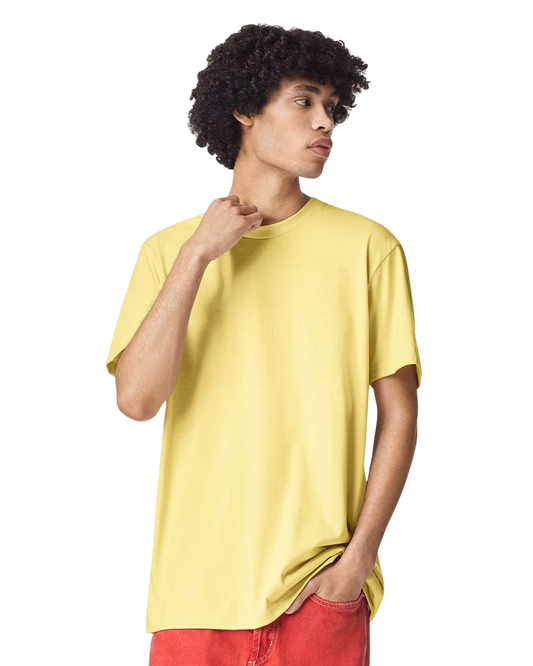 Unisex CVC T-Shirt - Heather Panna Cotta
